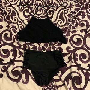 Size 8 high waist swimsuit. So cute! Make an offer